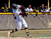(photo by Kerry Ring Photography)
Mon Apr  17, 2023 - Jake Hjelle gets a hit against Bemidji State University.