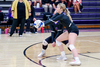 (Photo by Bruce Brierley)
Thu  Sep  14,  2023 - Sacred Heart senior Ava Knudson (3) bumps the ball to the front line while senior Rylee Chwialkowski (4) backs up the play