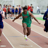 (photo by Bruce Brierley)
Fri Apr  19, 2024 - Green Wave sophomore Daj Hall leans in to hit the finish line during the 60 M dash. More photos from the meet can be found at https://theexponent.news/