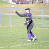 (Photo by Bruce Brierley)
April 23, 2024 - Sacred Heart freshman Sophia Modeen (8) throws the ball in from right-field against the Fusion.